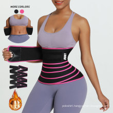 wholesale slimming one szie neoprene compression tummy wrap belt sweat tummy wrap waist trainer